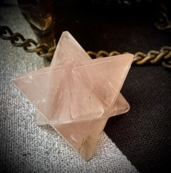 Merkaba Quartz Rosa 20x20mm