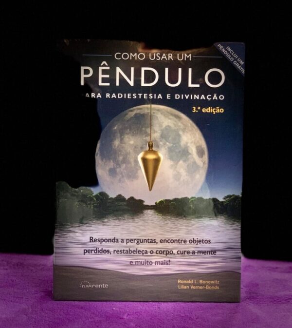 Livro, Como Usar um Pendulo + 1 Pendulo Oferta